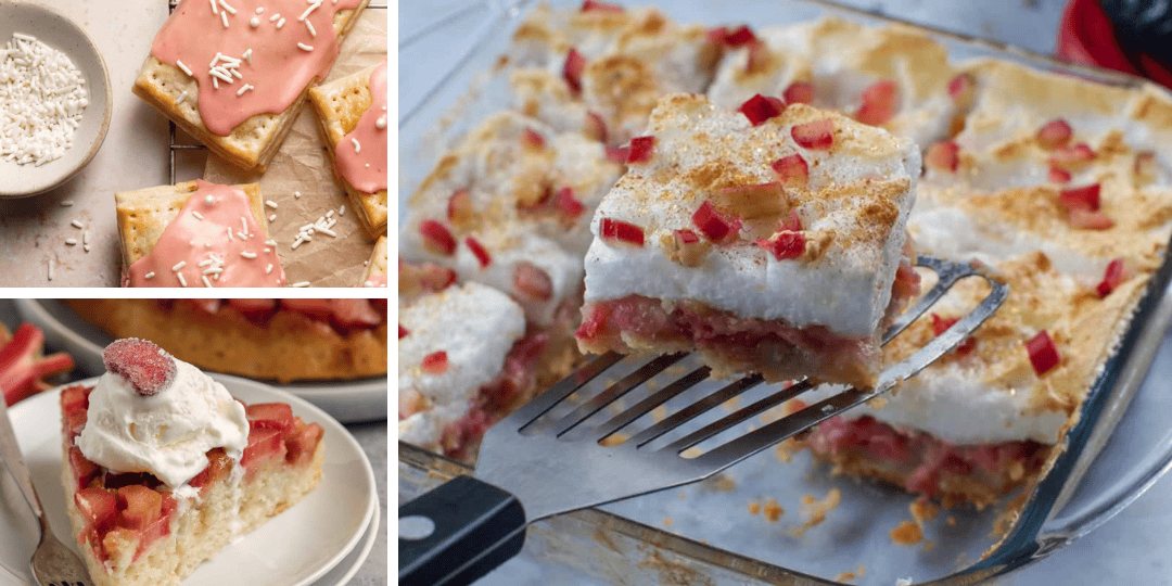rhubarb dessert recipes