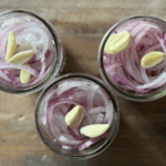 pickled red onions