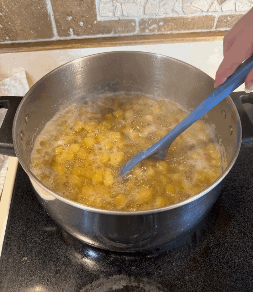boiling rhubarb for juice