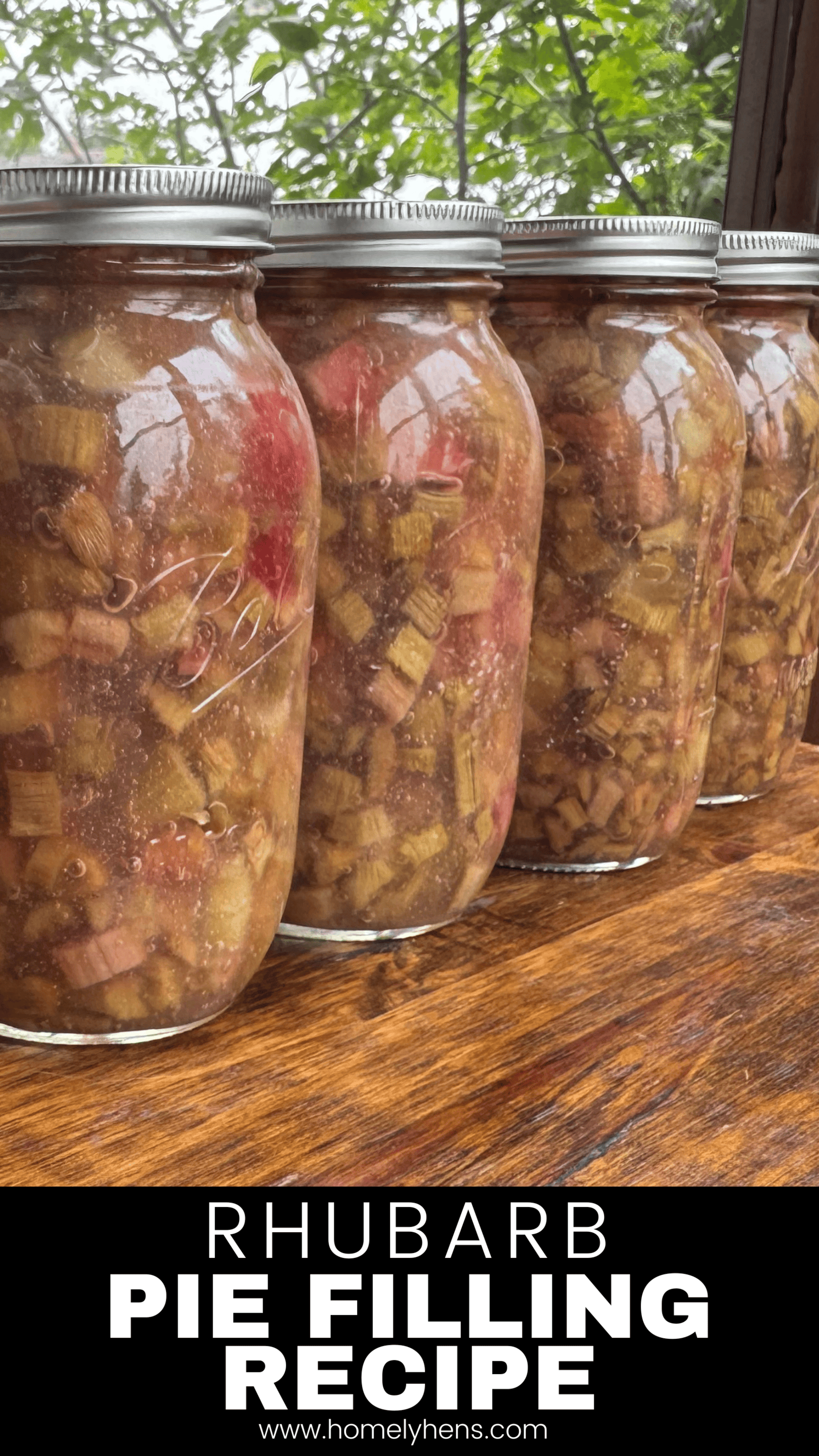 rhubarb pie filling