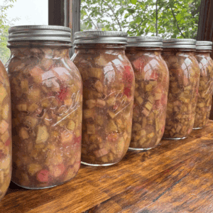 canned rhubarb pie filling
