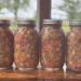 water bath canned rhubarb pie filling