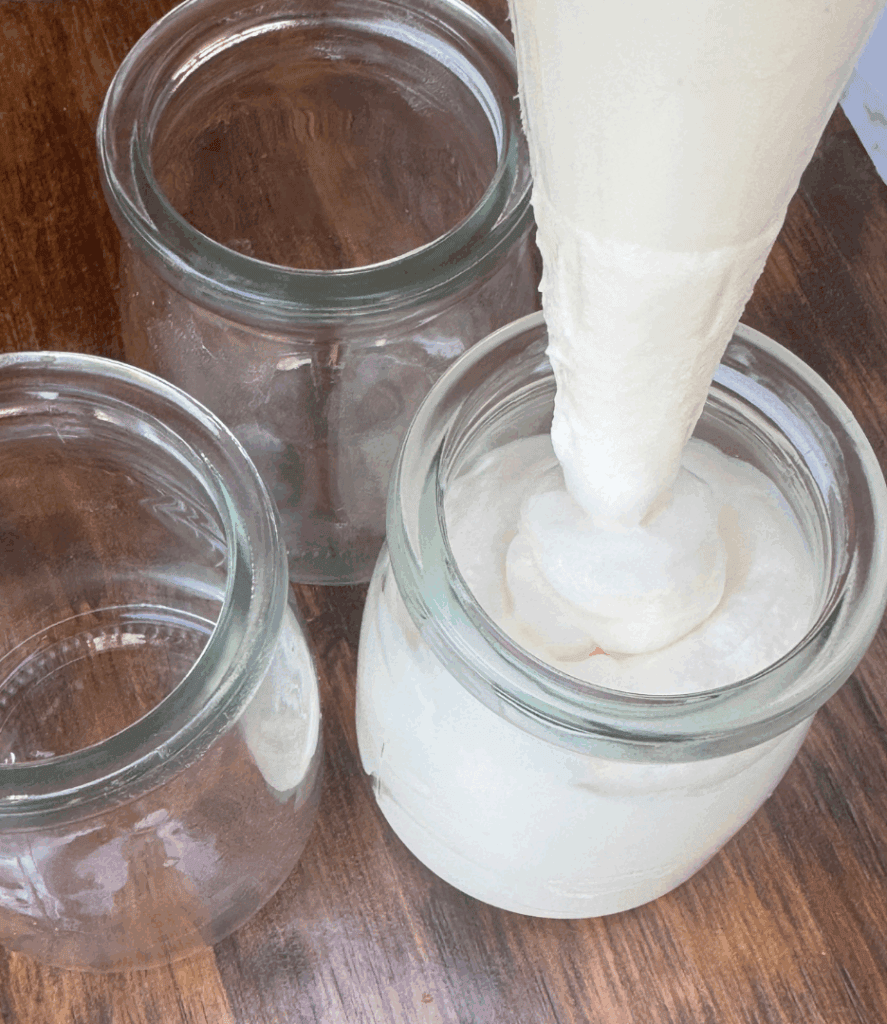 whipped lavender tallow balm in jars