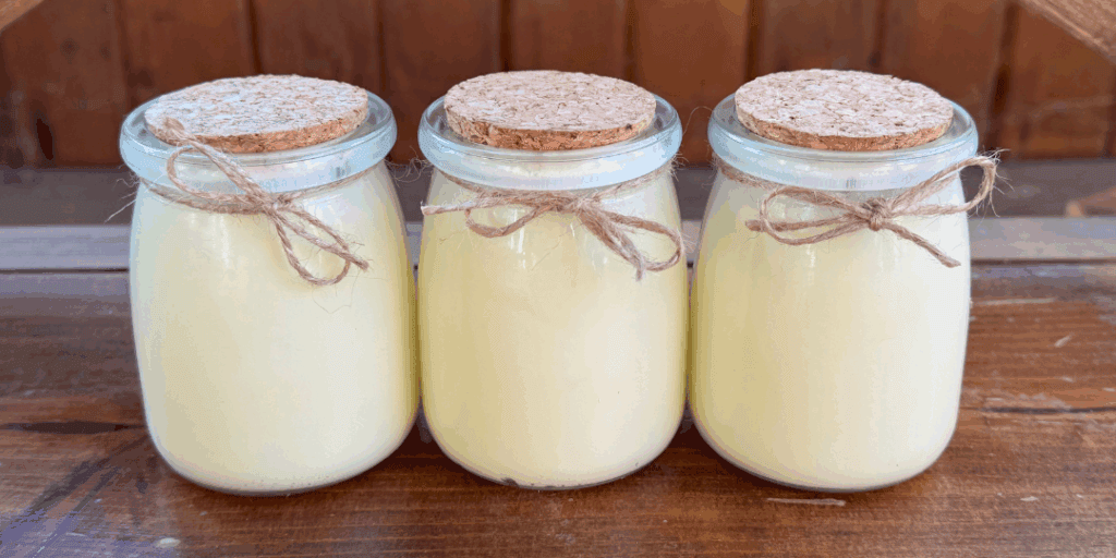 Moisturizing tallow balms in glass jars for natural dry skin relief