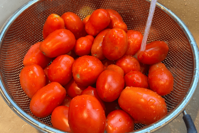garden fresh san marzano and roma tomatoes