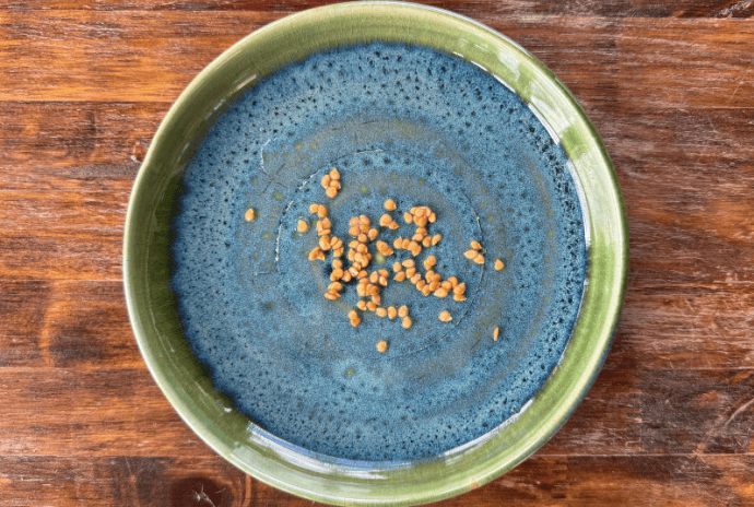 tomato seeds drying to save on a plate