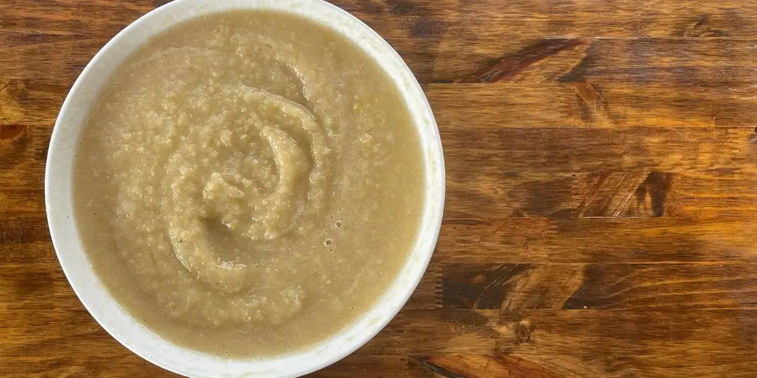 applesauce in a big bowl
